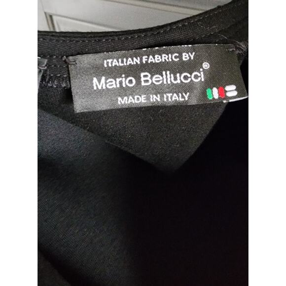 J.Crew Long-sleeve midi sheath dress in Italian ponte in black Mario Bellucci 6 - Picture 5 of 6